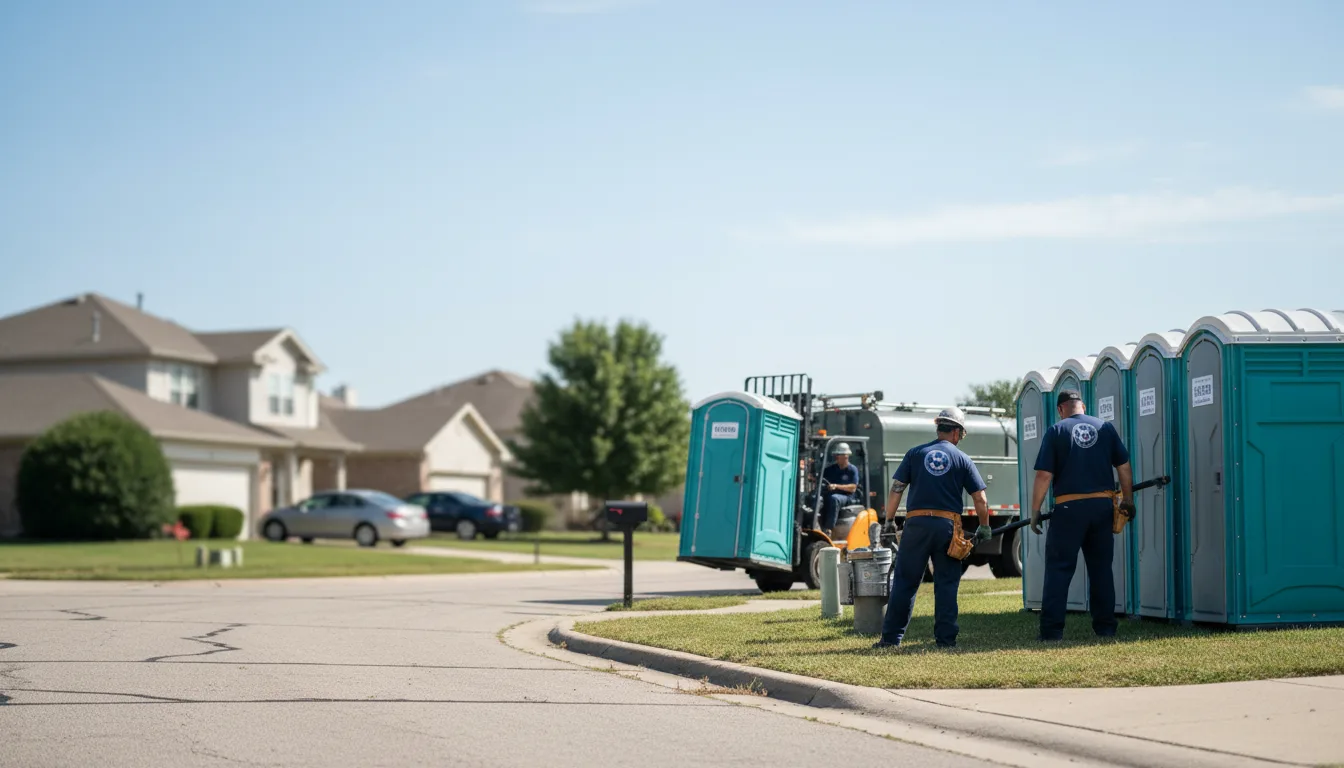 Porta Potty Rental in Terral, OK near me